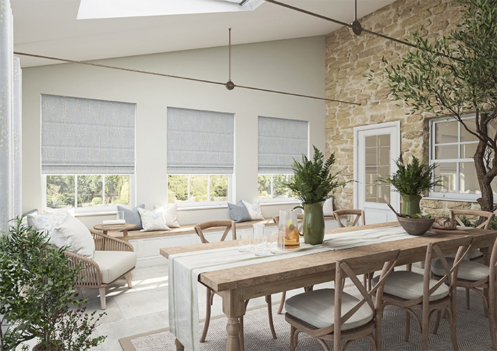 Willow Field, Mercury - Motorised Roman Blind - Image 6